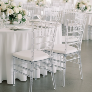 clear chiavari chair rental San Jose