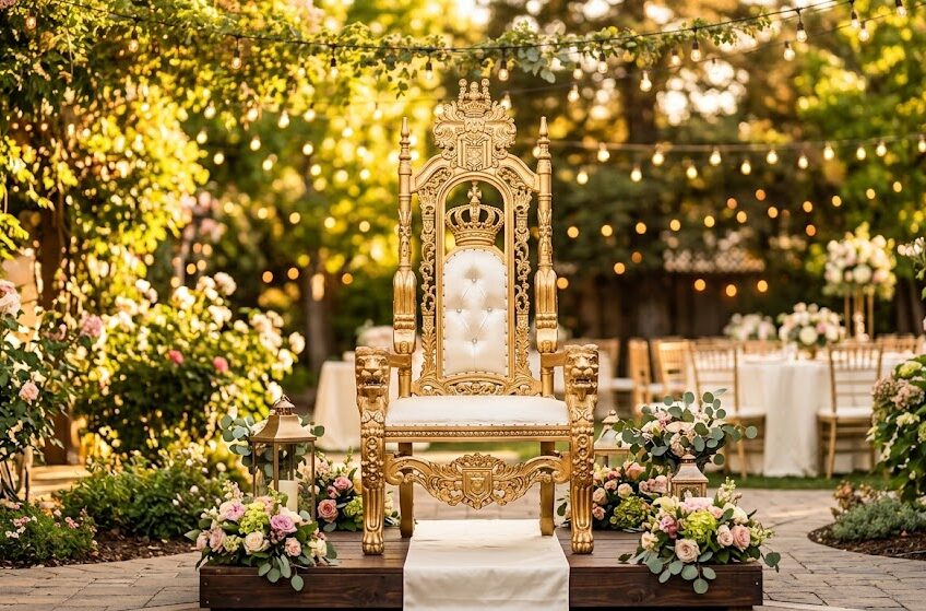 Throne Chair Rentals for Quinceaneras