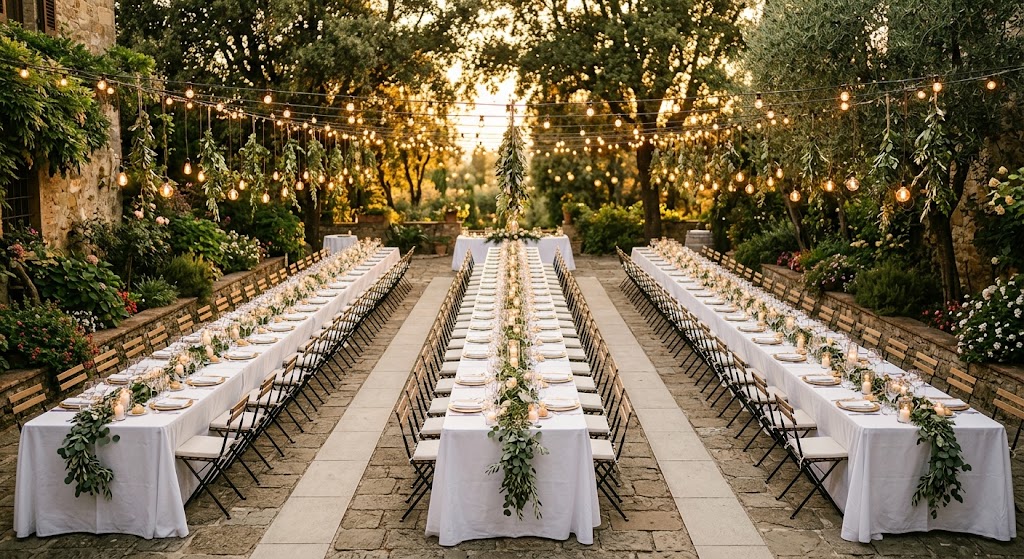 Banquet Table Layout Ideas